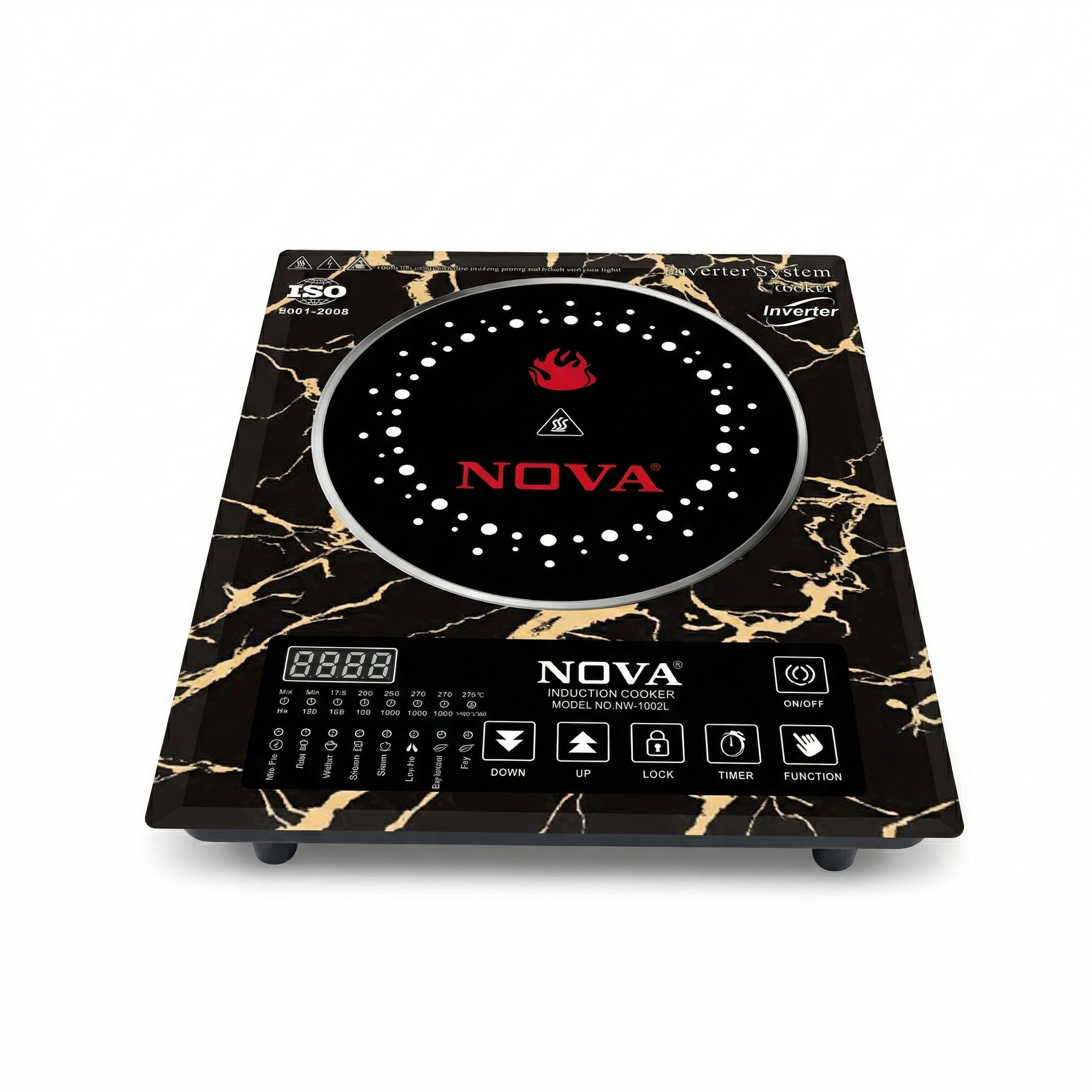 NOVA Induction Cooker NV-1227-L – 2200W Smart Touch Fast Cooker
