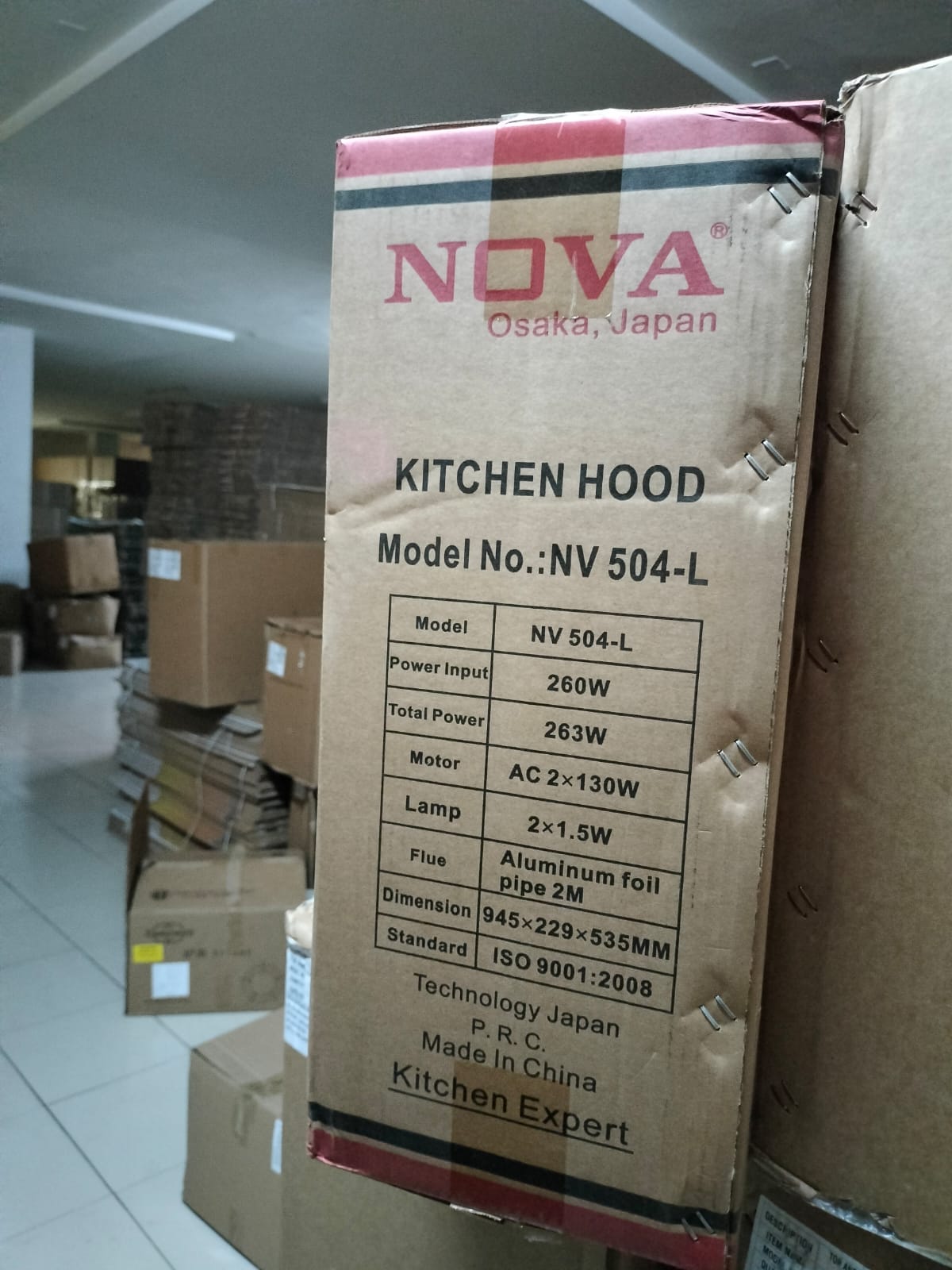 NOVA Kitchen Hood NV-504-L | Double Motor | Slim Design | Voice Control