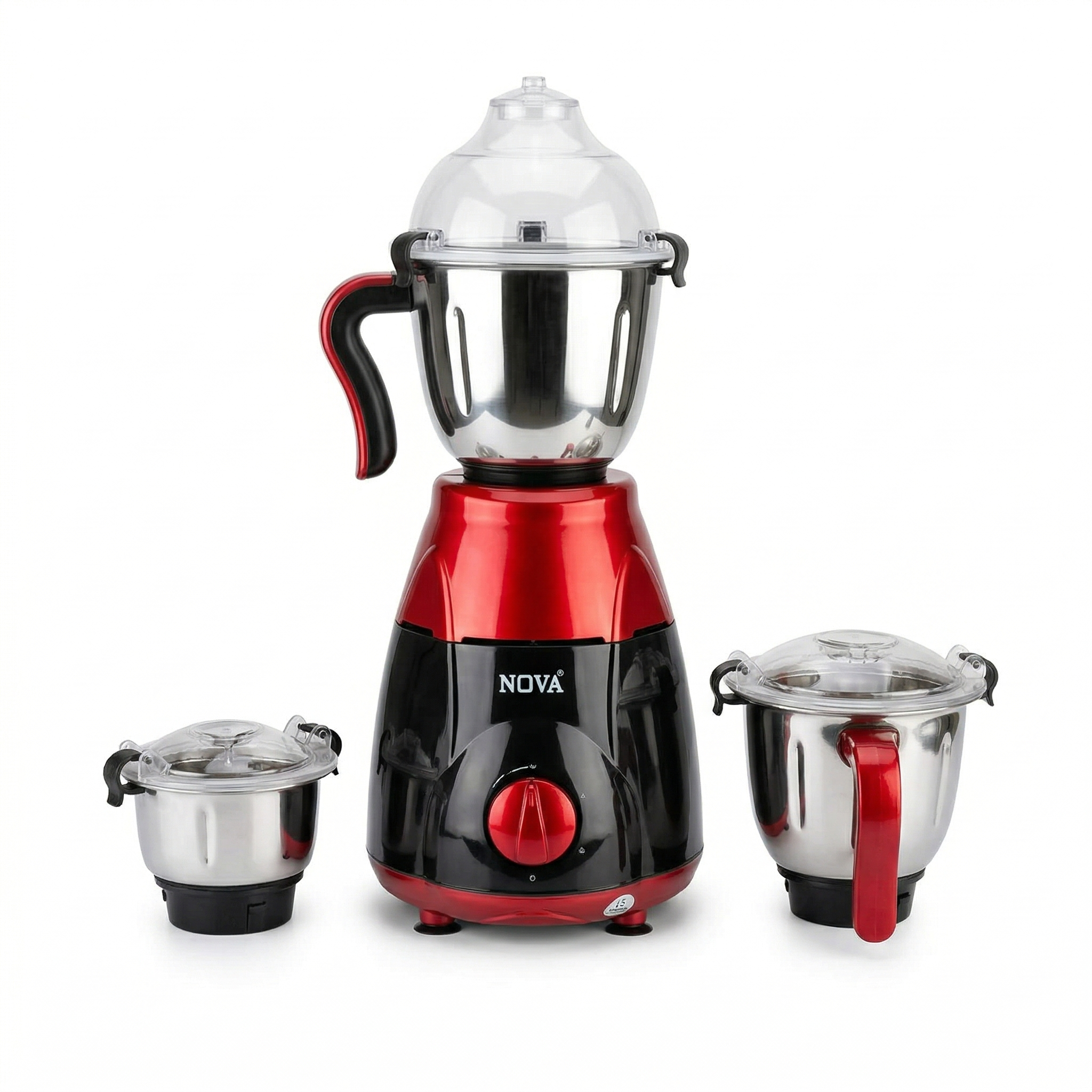 NOVA Mixer Grinder NV-168-RV ।। 1350W 3-in-1 Heavy Duty Blender